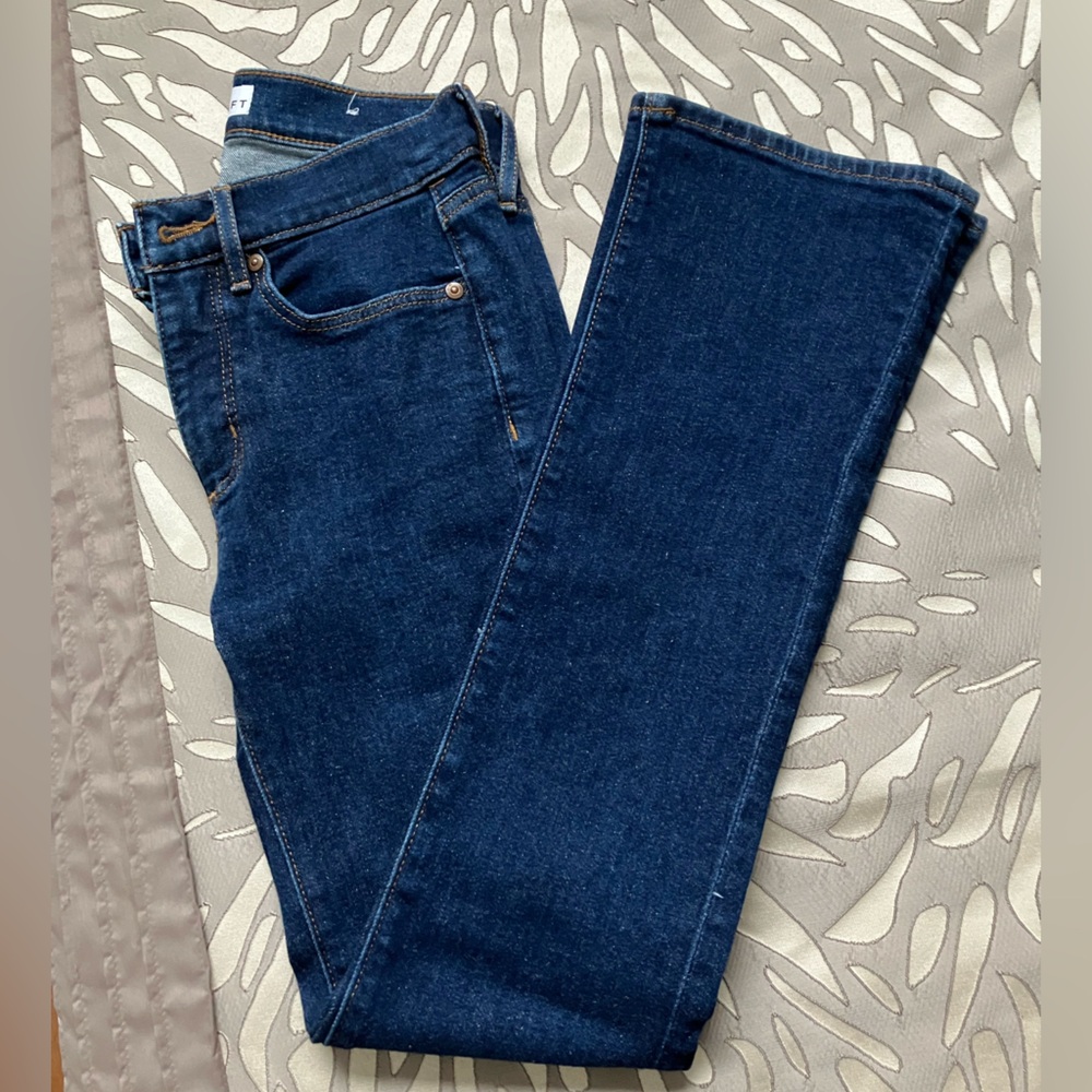 LOFT Women's Boot Cut Jeans - Dark Blue
